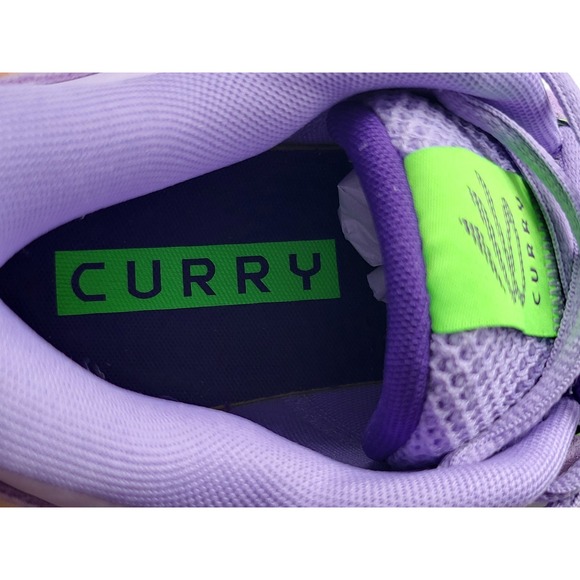 Under‎ Armour Curry 3Z 25 Mens 9.5 Purple Green Basketball Shoes main image 3